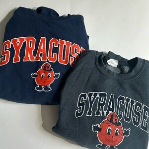 Syracuse navy and gray sweatshirt bundle
